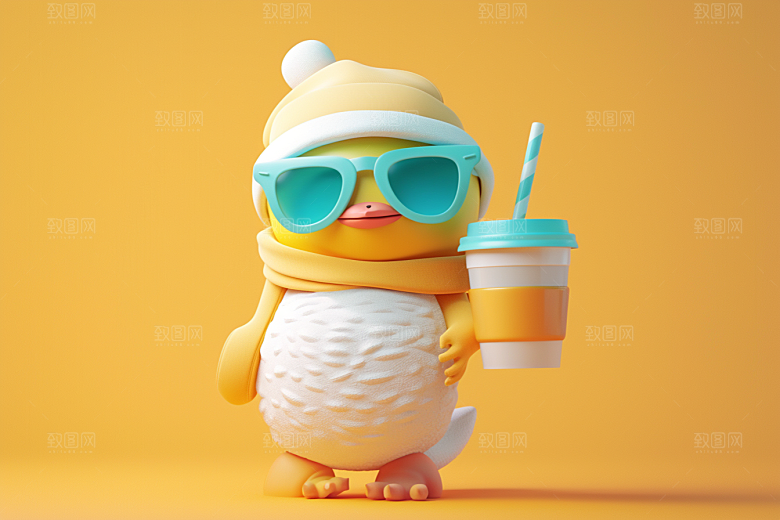 时尚潮玩C4D立体模型
