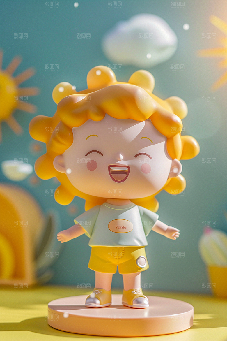 时尚潮玩酷炫3D模型