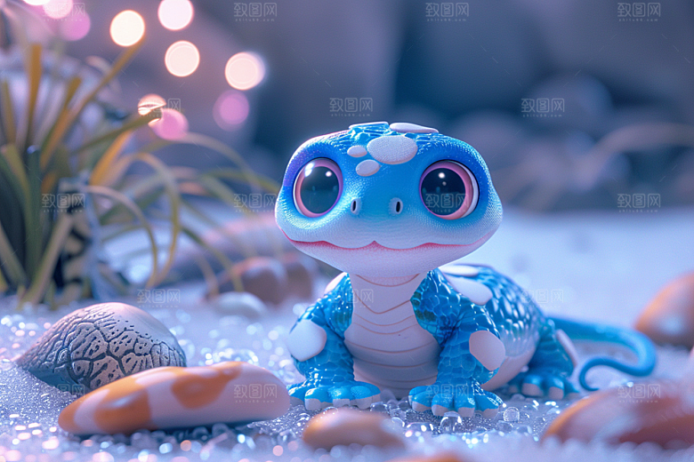 IP形象流行元素3D模型