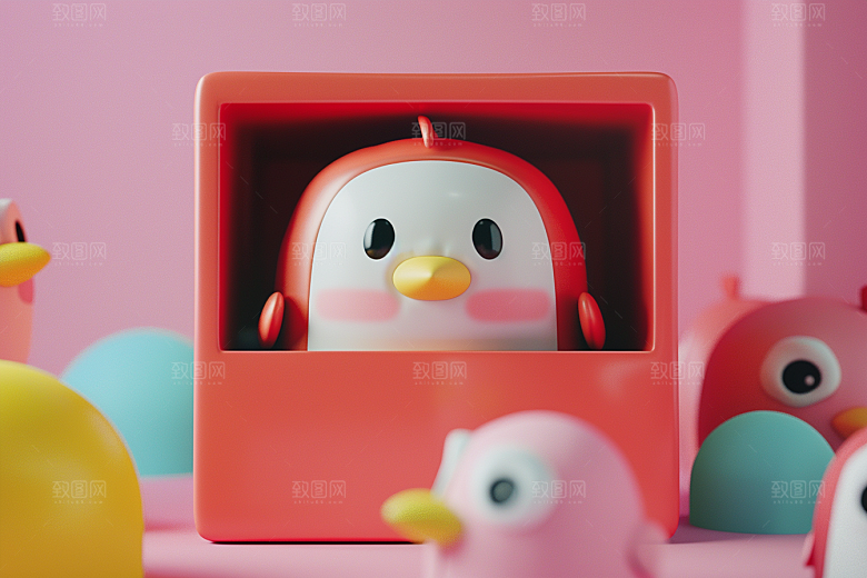 IP形象C4D3D模型