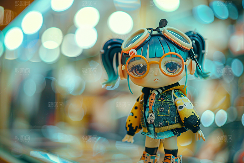 IP形象彩色3D模型