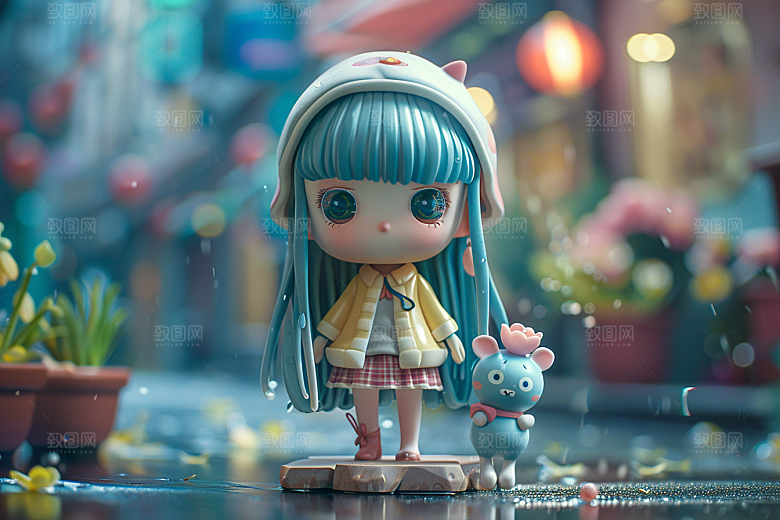 IP形象3D彩色模型