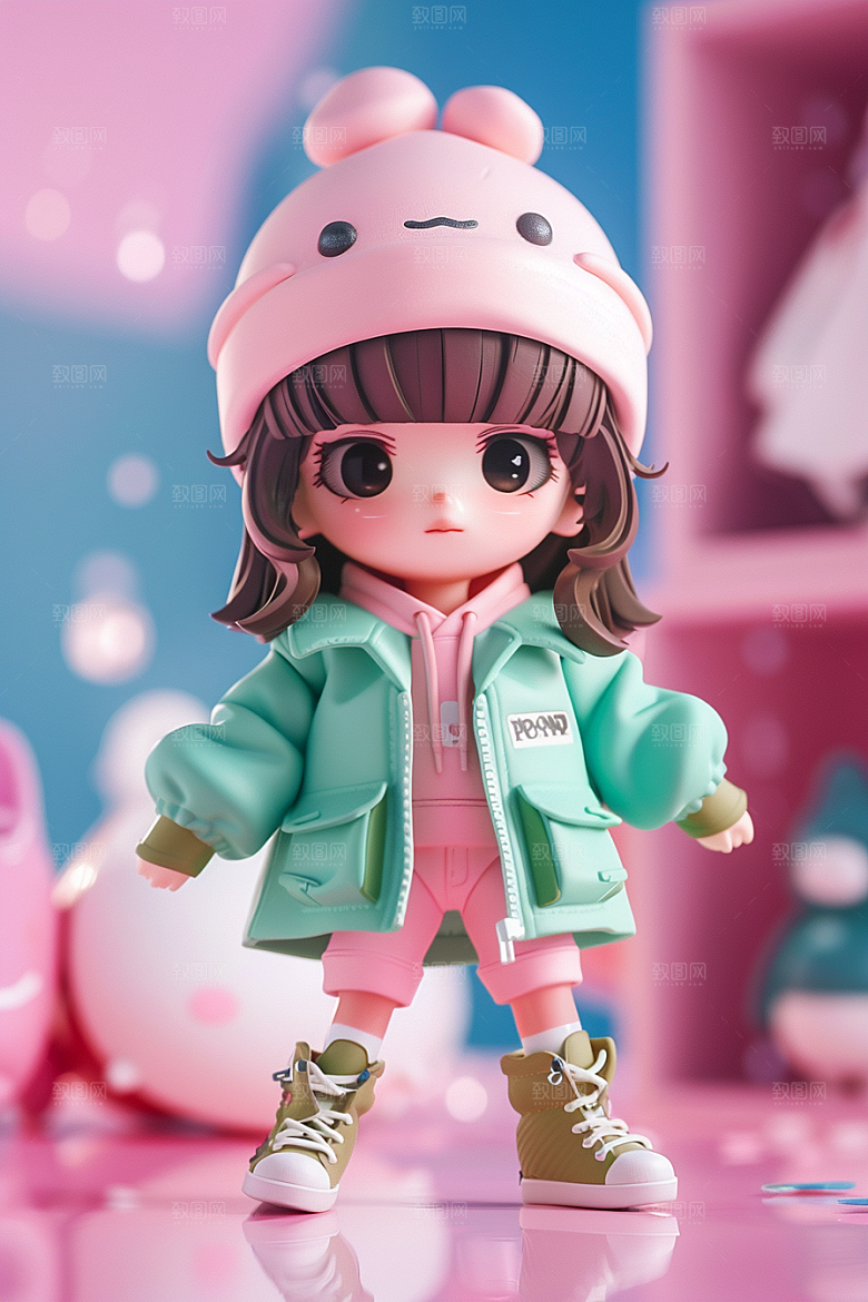 IP形象C4D3D模型