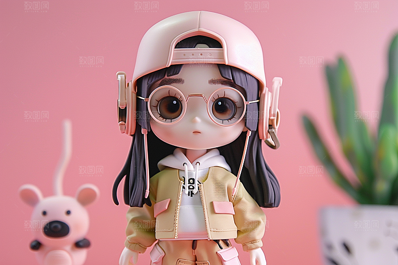 IP形象彩色3D模型