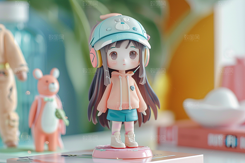 IP形象3D彩色模型