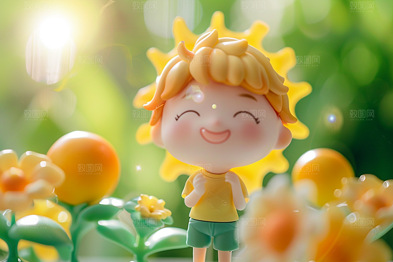 IP形象彩色C4D模型
