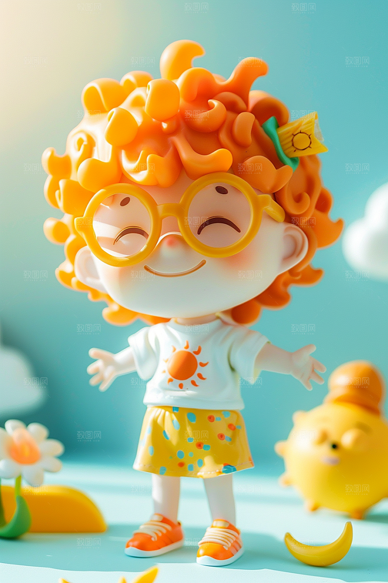 IP形象3D彩色模型