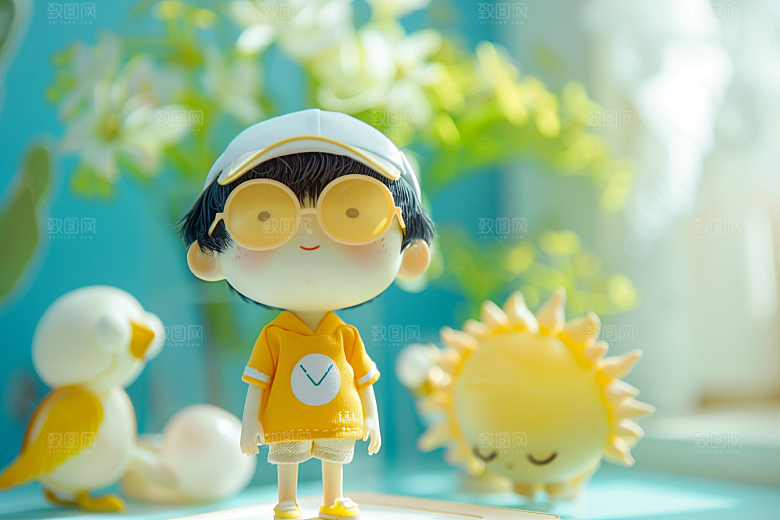 IP形象C4D彩色模型