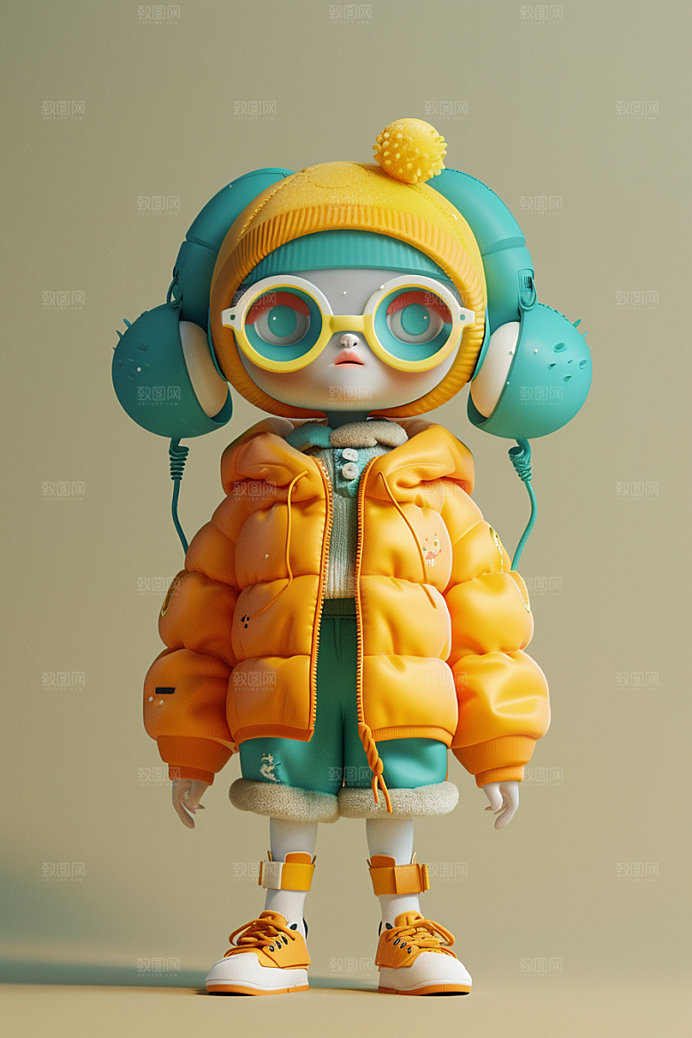 IP形象渲染3D模型