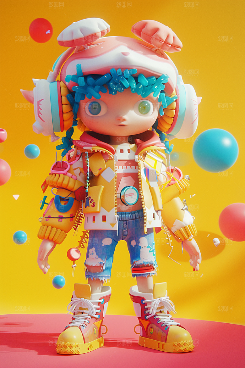 IP形象手办3D模型