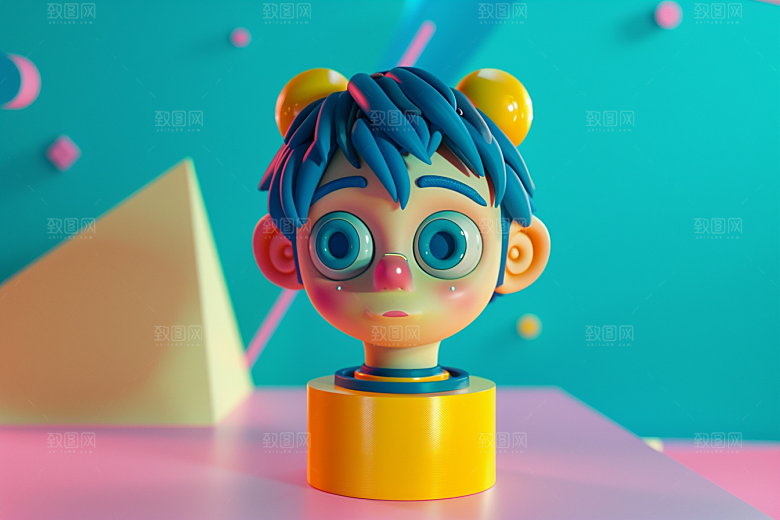 IP形象3D卡通模型