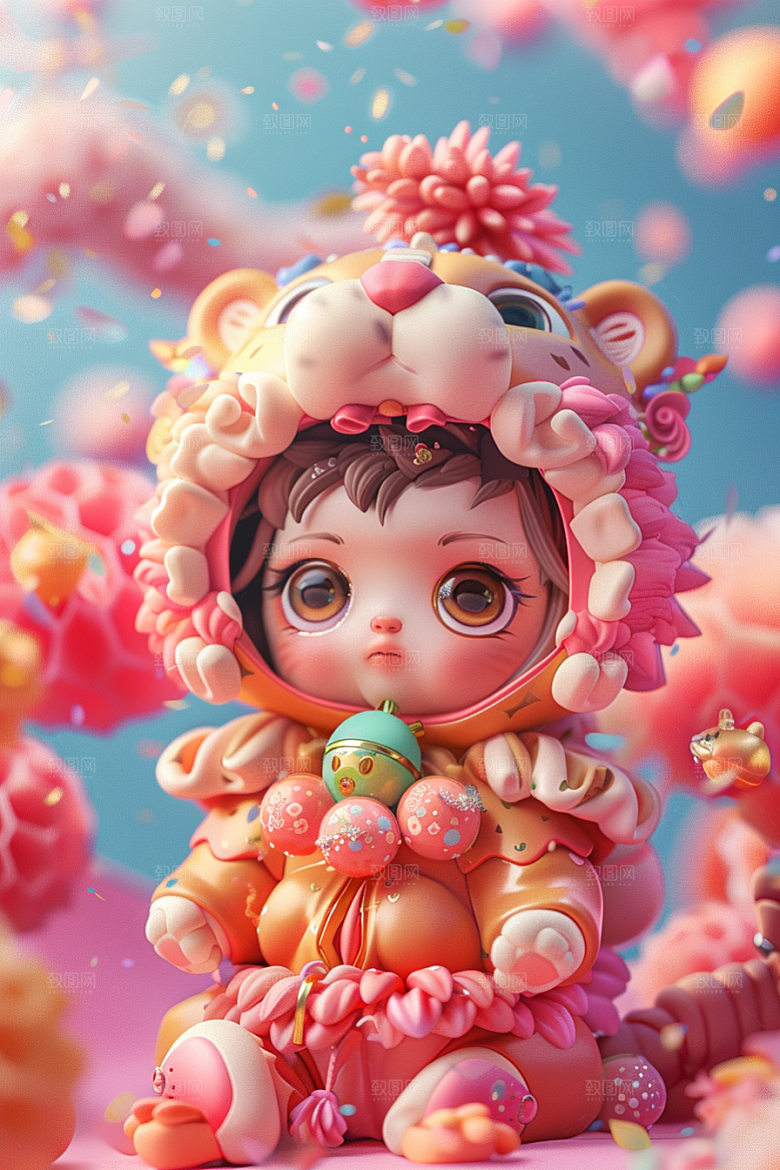 IP形象虚拟C4D模型
