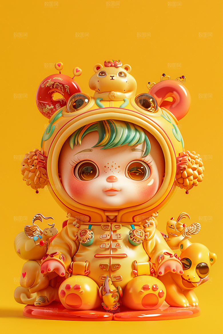 IP形象3D卡通模型