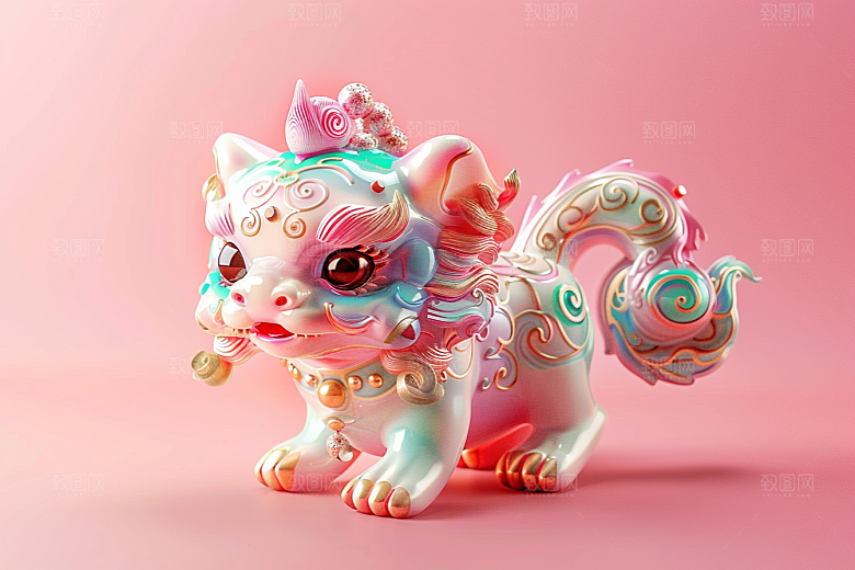 IP形象玩偶彩色模型