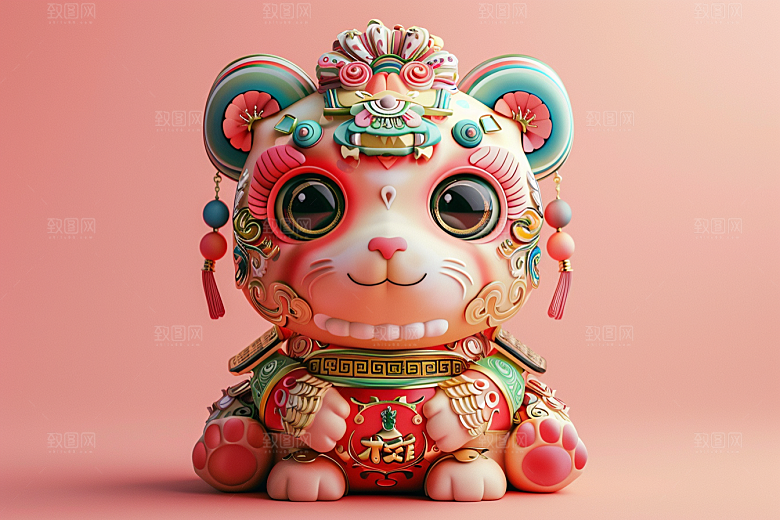 IP形象高清彩色模型
