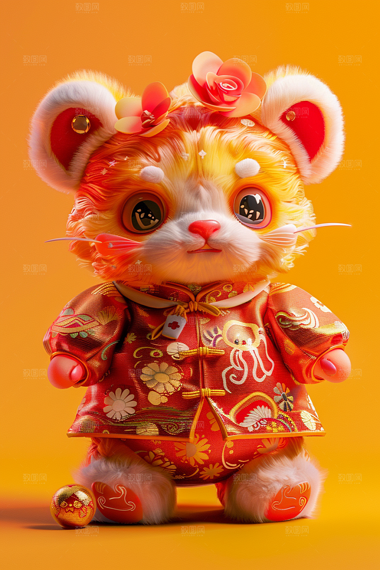 IP形象玩偶彩色模型