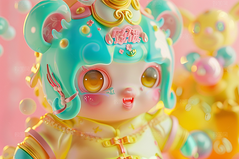 IP形象虚拟C4D模型