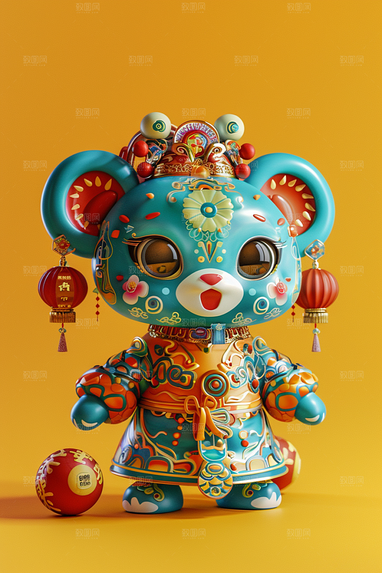 IP形象3D渲染模型
