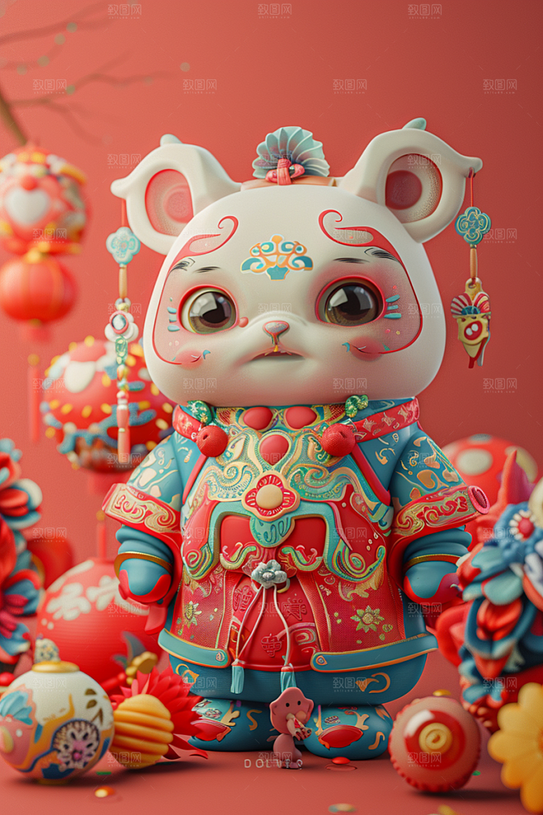 IP形象C4D3D模型