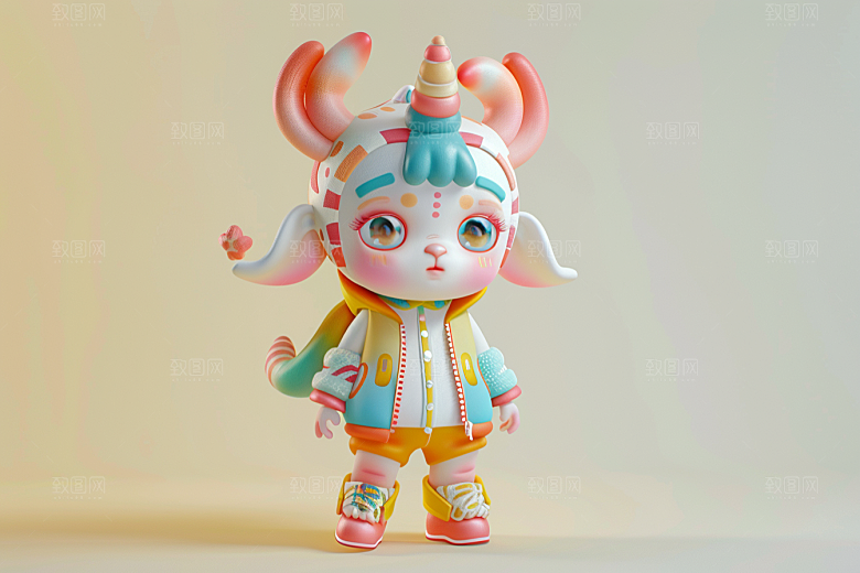 IP形象虚拟3D模型