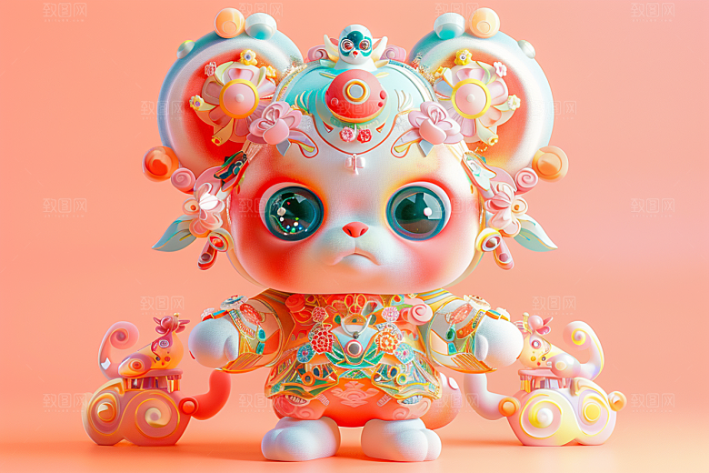 IP形象虚拟C4D模型