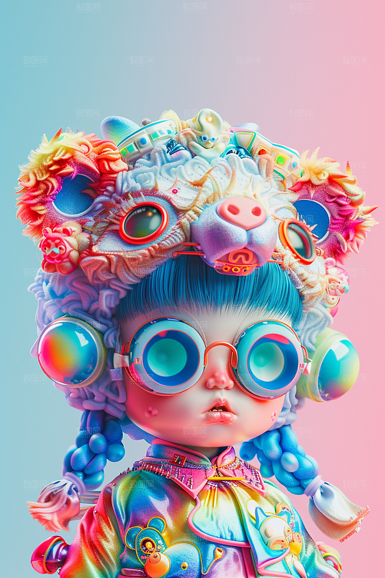 IP形象渲染C4D模型