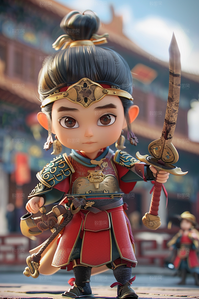 IP形象3D时尚模型