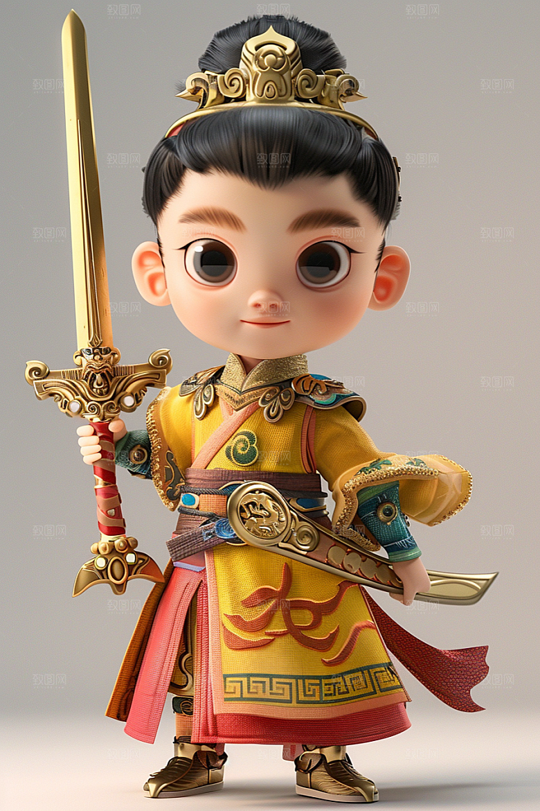 IP形象玩偶高清模型