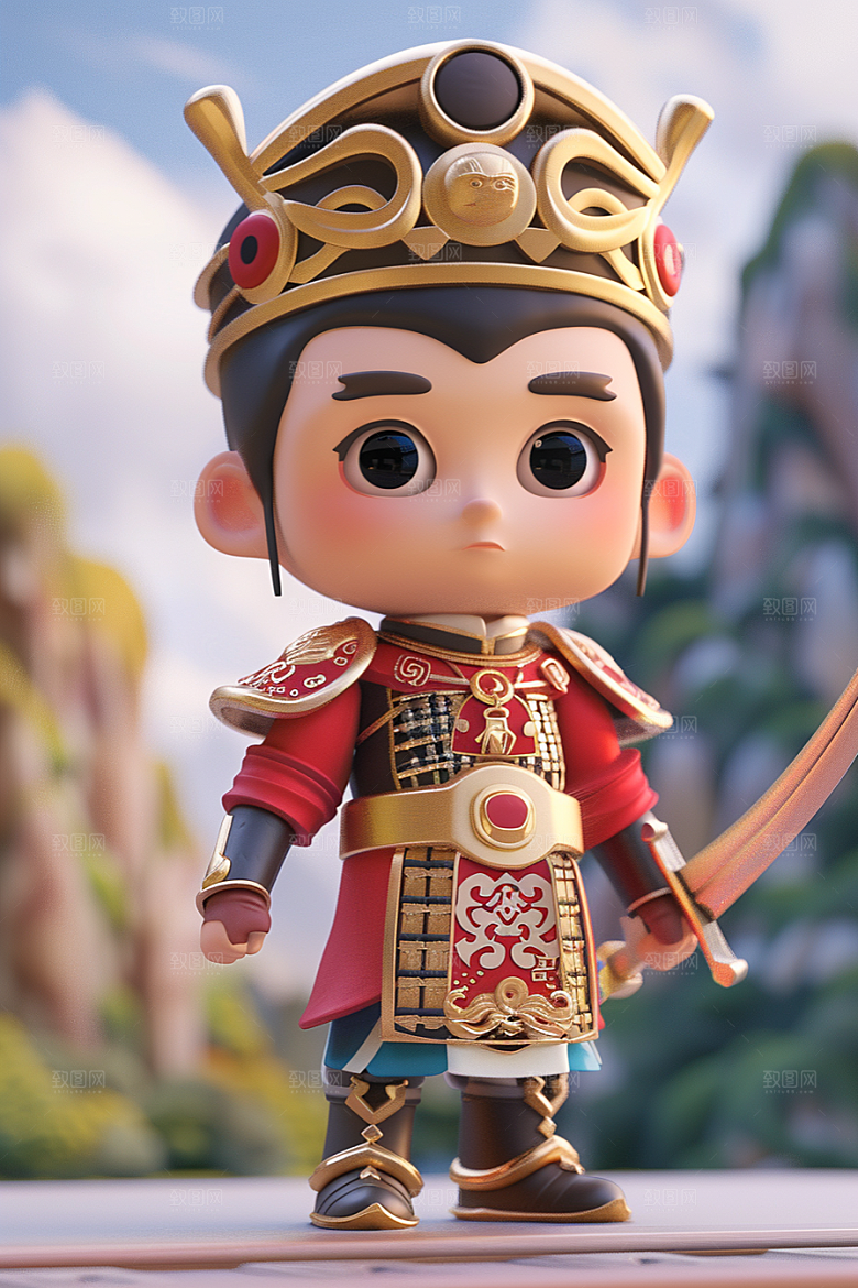 IP形象3D时尚模型