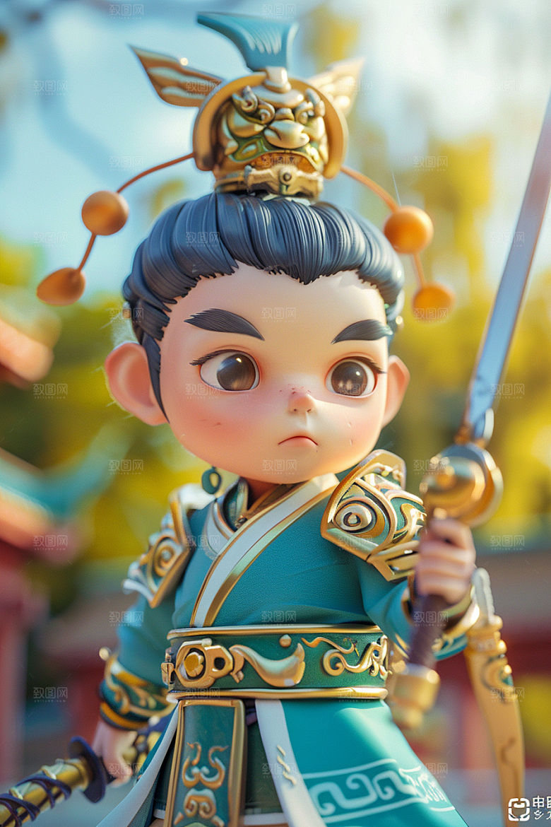 IP形象流行元素高清模型