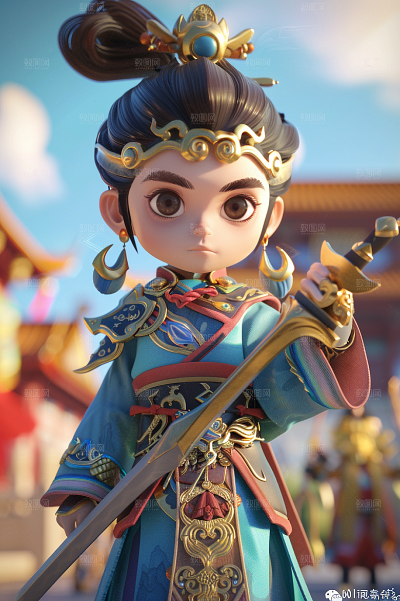 IP形象3D高清模型