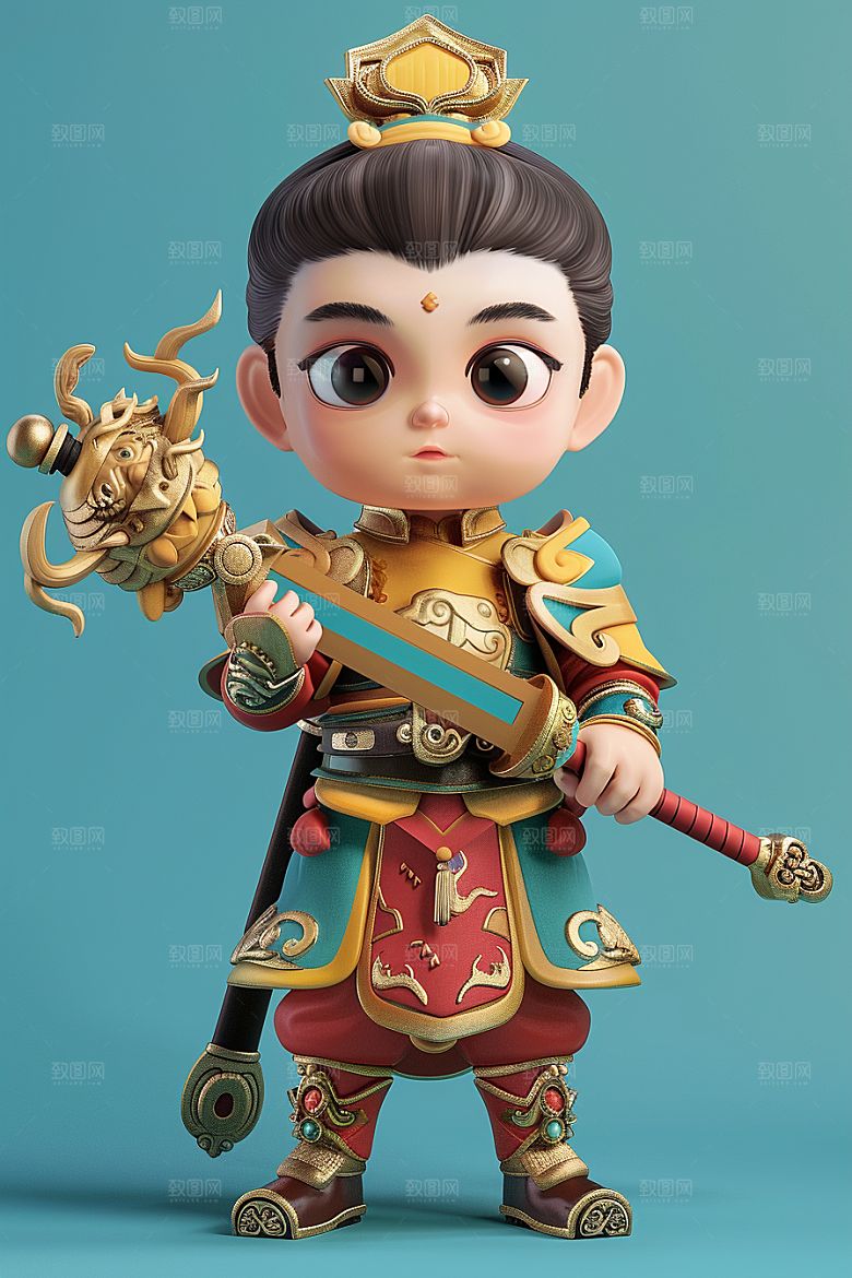 IP形象流行元素3D模型