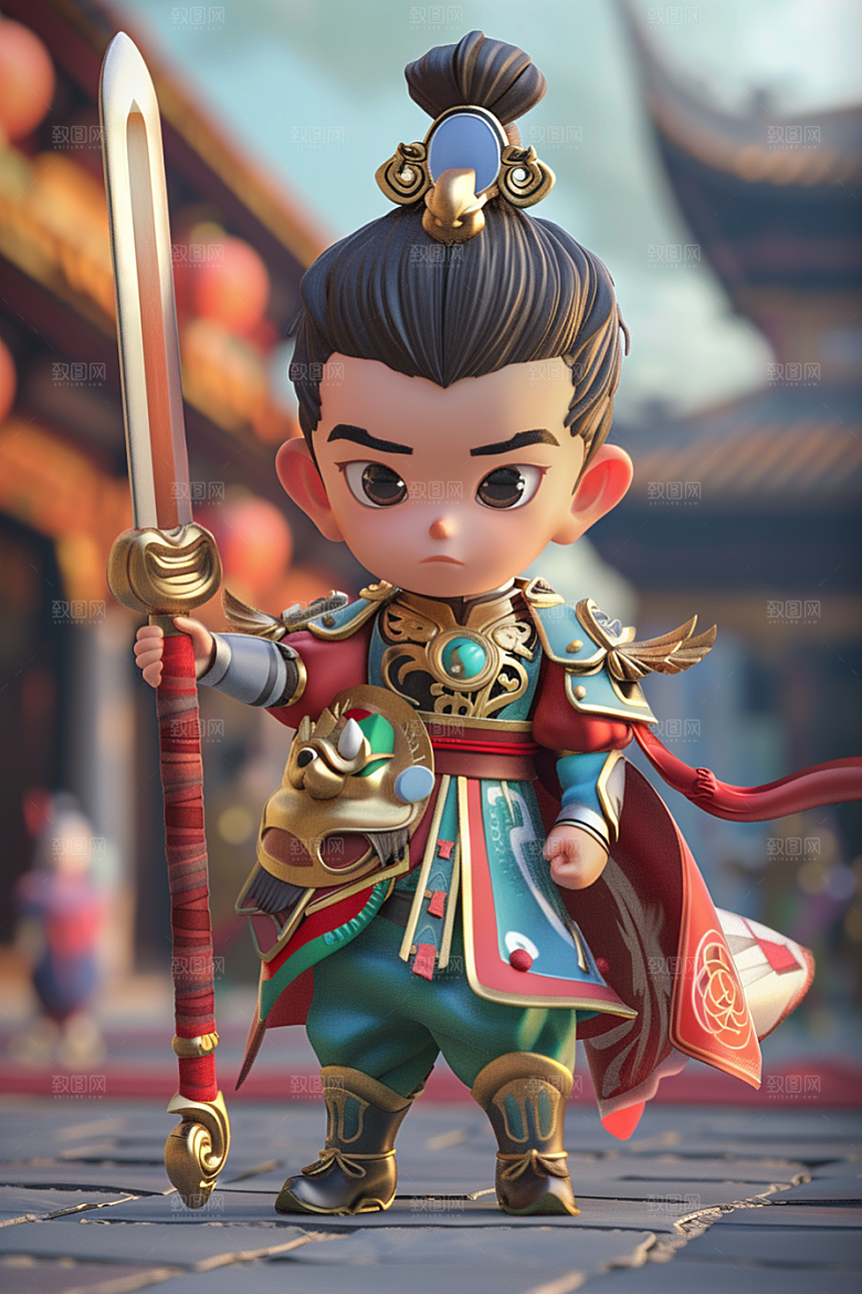 IP形象手办C4D模型