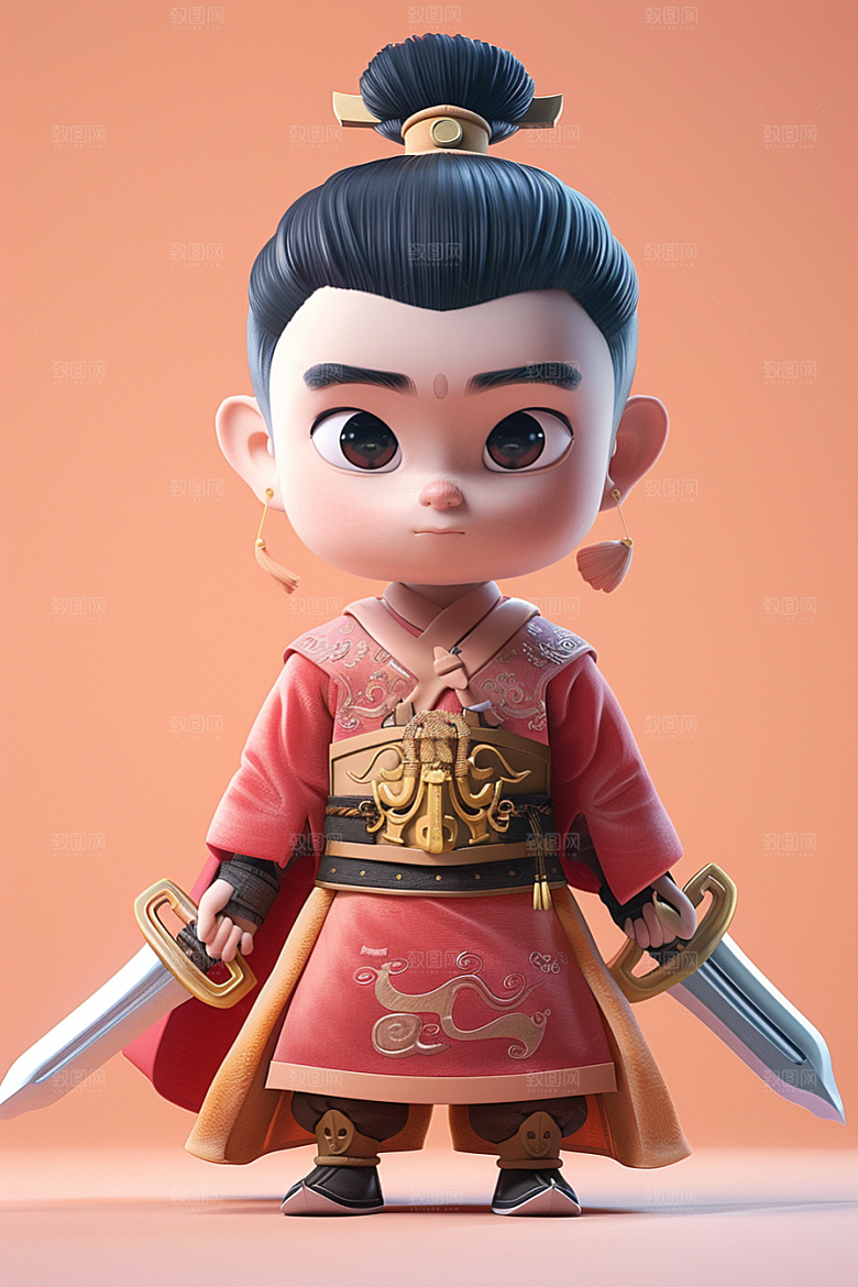 IP形象手办高清模型