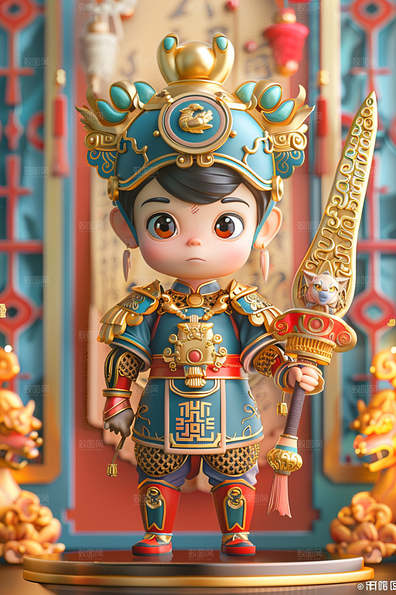 IP形象玩偶彩色模型