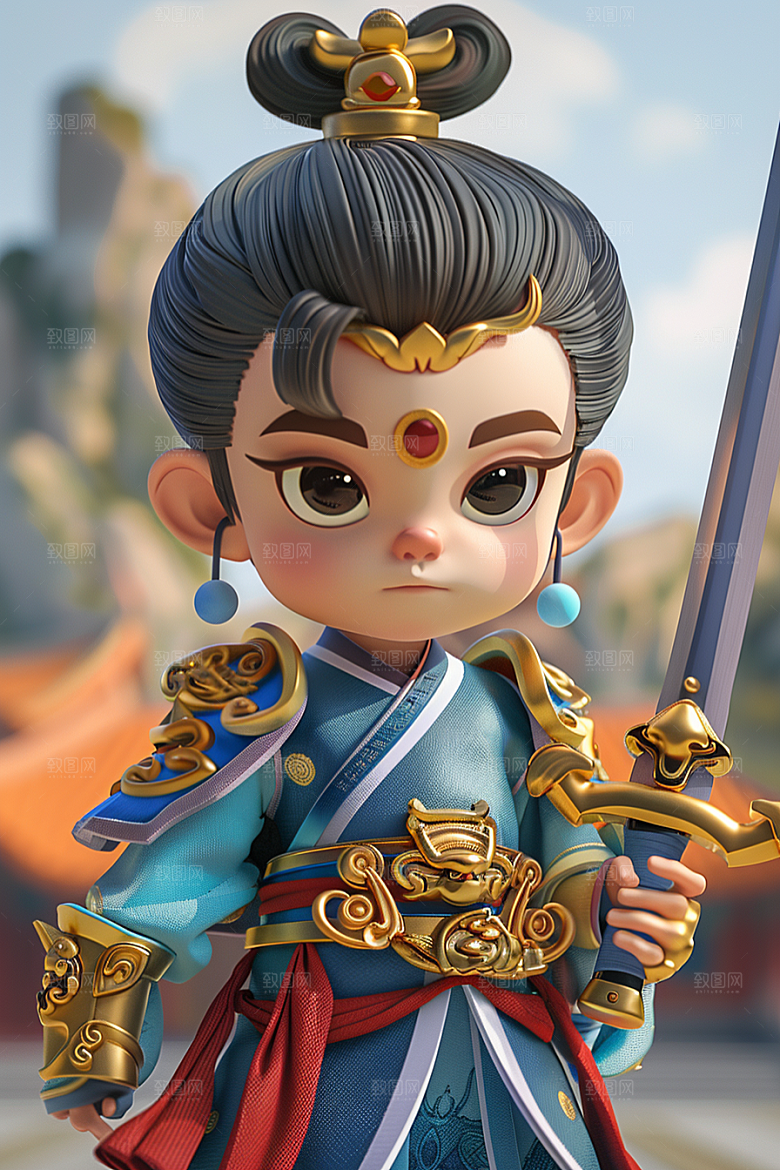 IP形象3D渲染模型