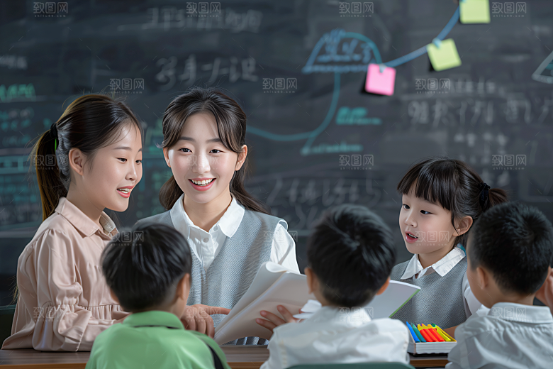 家教教育机构指导摄影图