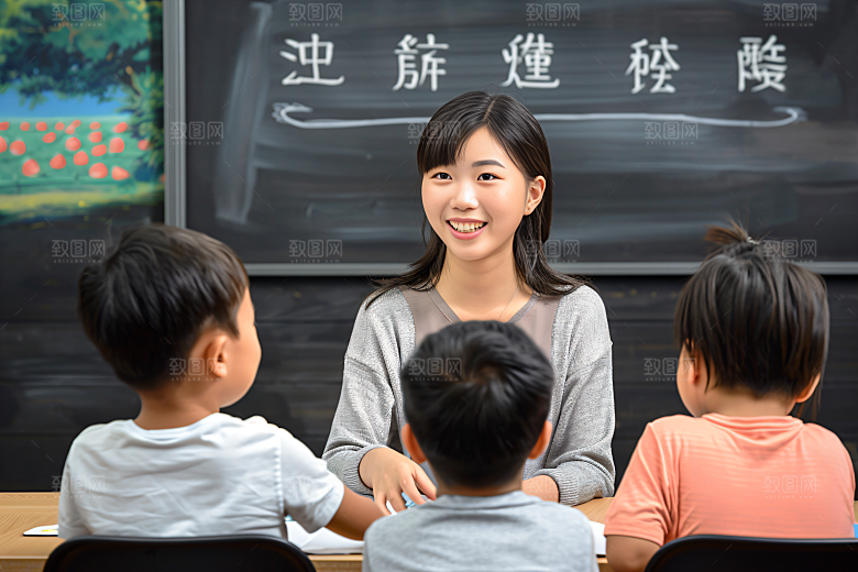 家教教学日常摄影图