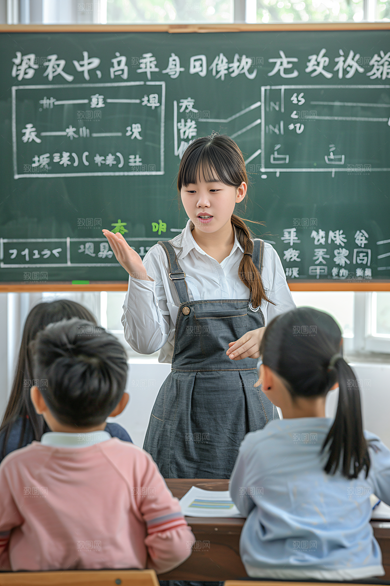 家教生活家庭教师摄影图