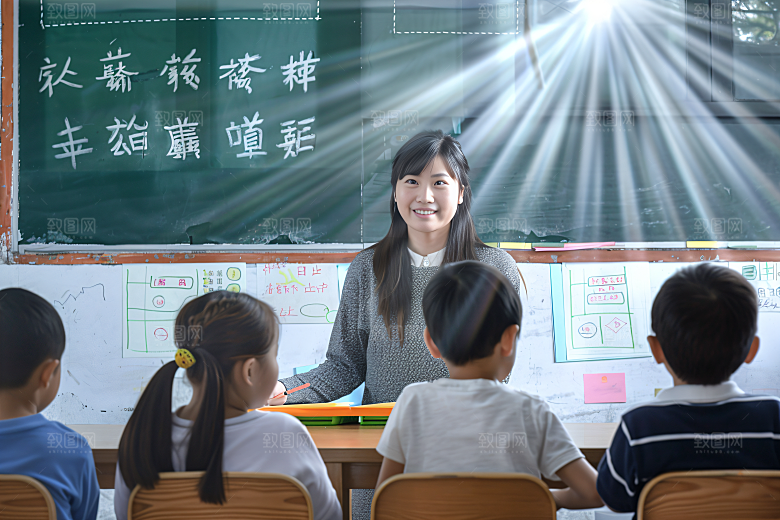 家教教育机构家庭教师摄影图