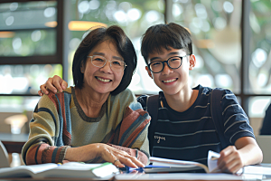 课外班补习学生家教摄影图