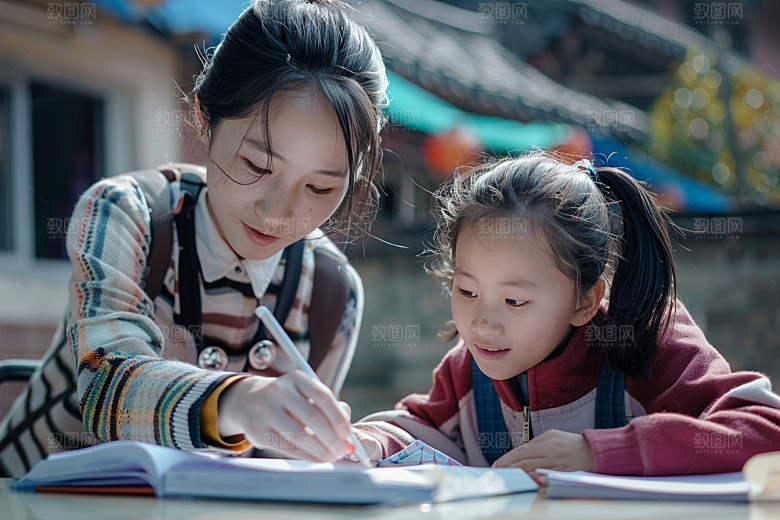 课外班补习优化学习摄影图