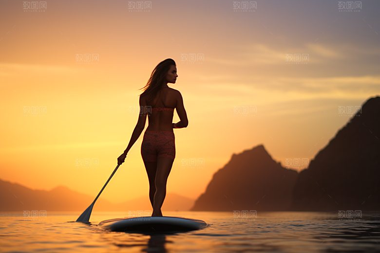 浆板运动野外高清摄影图