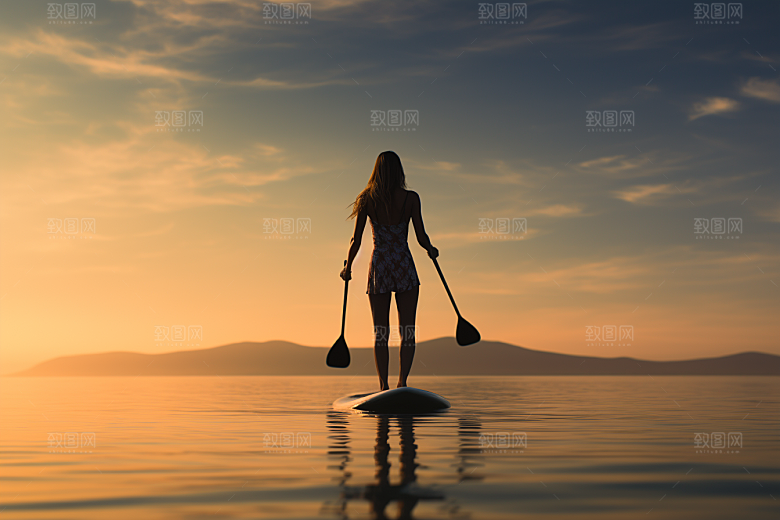浆板运动户外自然摄影图