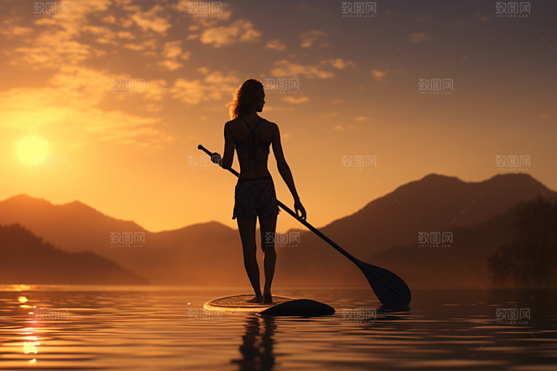浆板运动高清健康摄影图