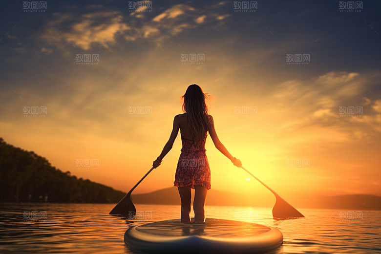 浆板运动自然高清摄影图