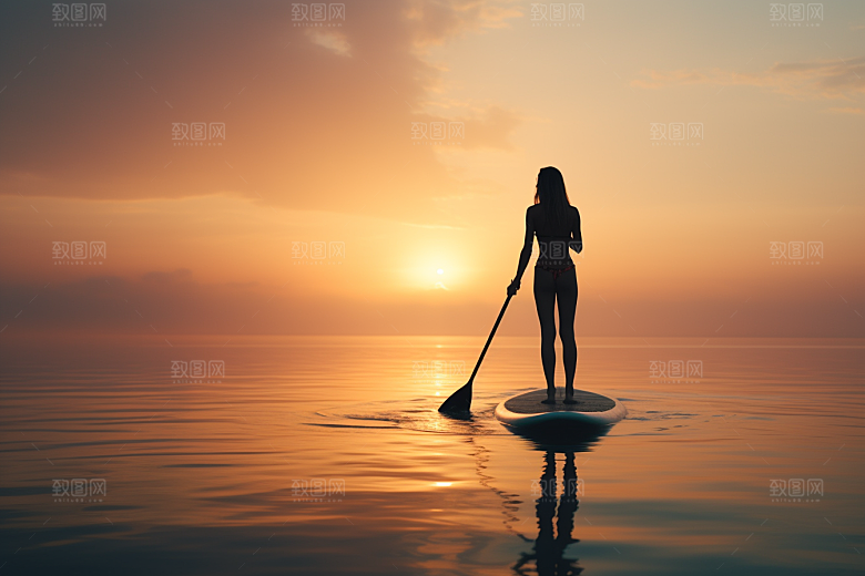 浆板运动健康健身摄影图