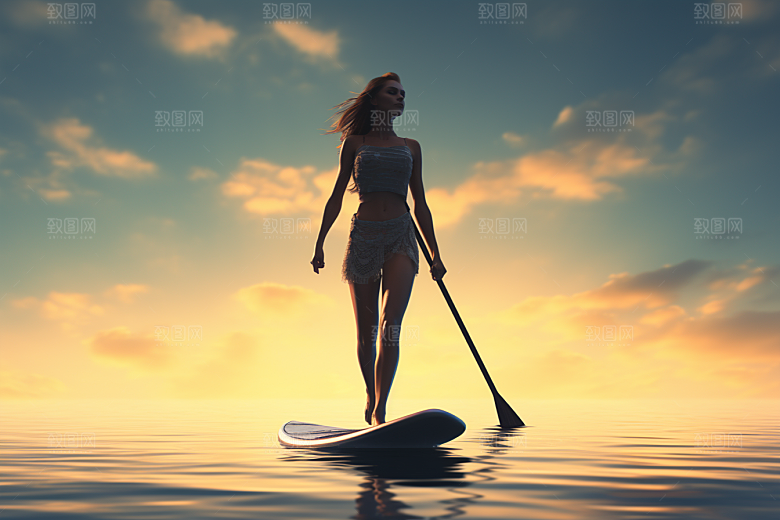 浆板运动高清健康摄影图