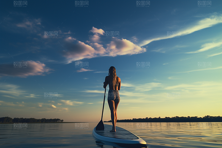 浆板运动划水高清摄影图