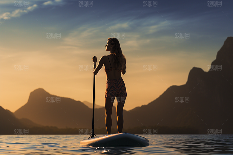 浆板运动高清健康摄影图